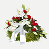 Condolence Wreath with Ribbon