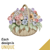 Arrangements with Seasonal Flowers in a Basket