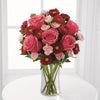 Bouquet Of Flowers In Fuchsia Pink