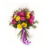 Elegant Bouquet with 12 colorful roses
