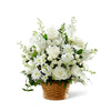 Flower Arrangements in White for Condolences