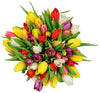 Colorful Bouquet With Tulips