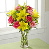 Happy and Bright Bouquet in a Vase