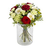 Modern Bouquet in White Red