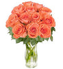 Bouquet with Orange Roses