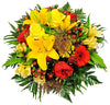 Bouquet in Yellow & Red Shades