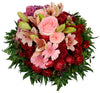 Seasonal Bouquet In Red And Pink