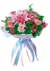 Seasonal Bouquet in Pink Shades