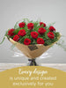 Μπουκέτο Από 12 Κόκκινα Τριαντάφυλλα