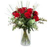 Bouquet with 12 Red Roses