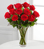Bouquet of Roses in a Vase (Choose Color)