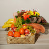 Basket with Fruits & Flowers