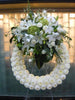 Funeral Wreath in Stand