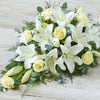 Composition with White Roses & Lilies