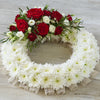 Funeral Wreath (Red - White)