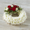 Funeral Wreath (Red - White)