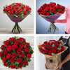 Μπουκέτο Κόκκινα Τριαντάφυλλα ( Επιλέξτε Αριθμό )