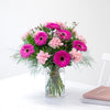 Bouquet Of Colorful Gerberas And Other Flowers