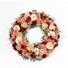 Condolence Wreath With Color