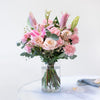 Pink Bouquet With Roses and Lilies